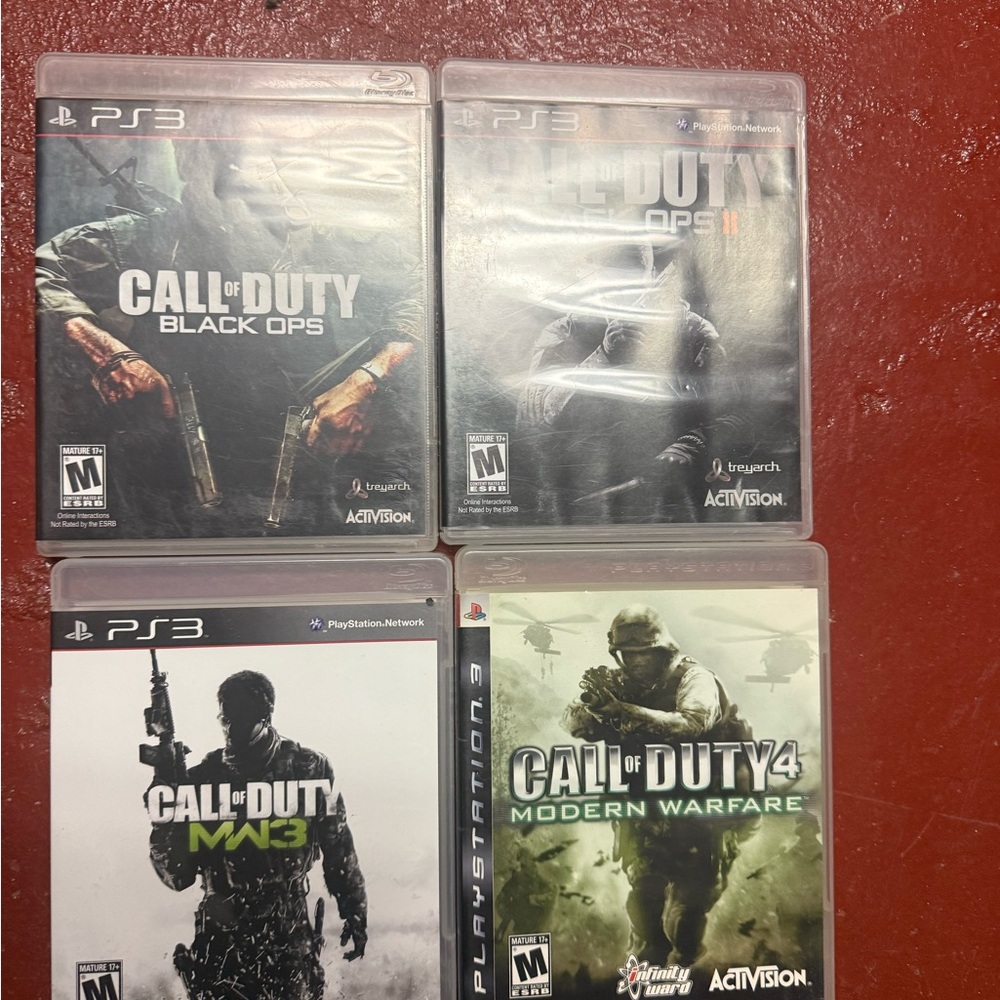 Call of Duty PS3 Game Collection - Black